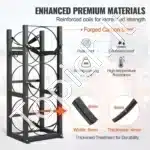 Šaldymo balionų laikymo stovas 3x13,6 kg | Tvirtas metalinis rėmas, 32,5 x 33 x 84 cm - Image 7