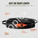 Savarankiškai reguliuojamas stogo šildymo kabelis 18 m, 23 W/m, su termostatu - Image 4