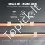 Savarankiškai reguliuojamas vamzdžių šildymo kabelis 1,83 m, 16,4 W/m, su termostatu - Image 5