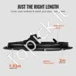 Savarankiškai reguliuojamas vamzdžių šildymo kabelis 1,83 m, 16,4 W/m, su termostatu - Image 4