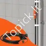 Savarankiškai reguliuojamas vamzdžių šildymo kabelis 2 m, 23 W/m, su termostatu - Image 7