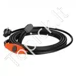 Savarankiškai reguliuojamas vamzdžių šildymo kabelis 2 m, 23 W/m, su termostatu - Image 8