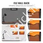 Sieniniai Dokumentų Laikikliai | Metalo Tinklelis, 3 kg Talpa ( 3 vnt.) - Image 2