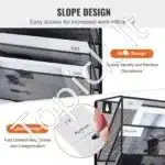 Sieninis Dokumentų Laikiklis su 6 Skyriais | Patvarus Metalo Tinklelis, 10 kg Talpa - Image 3