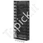 Sieninis Žurnalų ir Brošiūrų Laikiklis – 320x105x773 mm, Metalinis, su 12 Skyrių - Image 7