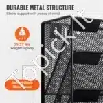 Sieninis Žurnalų ir Brošiūrų Laikiklis – 325x105x1020 mm, Metalinis, su 16 Skyrių - Image 4