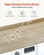 Skalbimo mašinos ir džiovyklės darbo stalas su ąžuolo imitacijos paviršiumi - Image 4