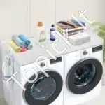 Skalbimo mašinos ir džiovyklės darbo stalas su baltu paviršiumi 1370x700x69mm - Image 8