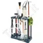 Sodo Įrankių Stovas Organizatorius – 75x35x82 cm, su 10 Angų, PP Plastiko, su Apsauga nuo Apvirtimo - Image 9