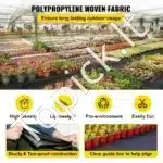 Sodo audinys nuo piktžolių 91,4×2 m – juodas, 170 g/m² - Image 7