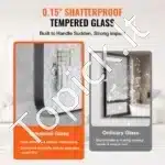 Stačiakampis sieninis vonios ir makiažo veidrodis – 139,7×76,2 cm - Image 7