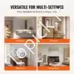 Stačiakampis sieninis vonios ir makiažo veidrodis – 76,2×55,9 cm elegantiškas dizainas - Image 5