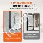 Stačiakampis vonios kambario makiažo veidrodis – 122×91,6 cm - Image 7