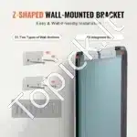 Stačiakampis vonios sieninis makiažo veidrodis – 122×76,2 cm - Image 4