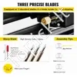 Stacionari vinilo pjaustyklė 870 mm pločio su reguliuojama jėga ir greičiu - Image 3