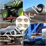 Sunkvežimių krovinio tempikliai su grandinėmis 10 mm–13 mm – 4 vnt. komplektas su 304,8 cm G80 grandinėmis - Image 3