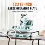 Termo spaudos aparatas 2 in 1 su 30 × 38 cm kaitinimo plokšte – žalias - Image 4