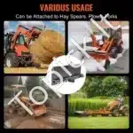 Universalus 3 taškų greito tvirtinimo adapteris – juoda, 1 200 × 547 × 255 mm, 57 kg, 7,94 mm - Image 4