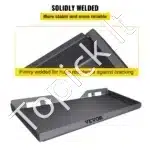 Universalus 6 mm greito plokštės tvirtinimo adapteris – juodas, 116,4 × 47,0 × 7,0 cm, 28 kg - Image 4