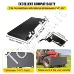 Universalus 6,35 mm greito tvirtinimo adapteris krautuvams ir traktoriams – 1 143 mm pločio, 2 722 kg apkrovai - Image 7