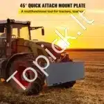 Universalus 6,35 mm greito tvirtinimo adapteris krautuvams ir traktoriams – 1 143 mm pločio, 2 722 kg apkrovai - Image 8