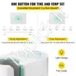 Automatinis Karščio Presas Puodeliams 11-15 oz Baltos Spalvos | Išmanusis Termo Presas Dovanoms ir Verslui - Image 3