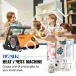 Universalus Sublimacinis Presas Puodeliams ir Termosams 11-30 oz | Termo Presas Didelei Spaudai - Image 2