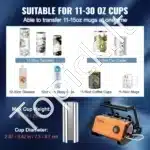 Universalus Sublimacinis Presas Puodeliams ir Termosams 11-30 oz | Termo Presas Didelei Spaudai - Image 3