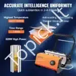 Universalus Sublimacinis Presas Puodeliams ir Termosams 11-30 oz | Termo Presas Didelei Spaudai - Image 5