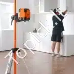 Universalus aliuminis trikojis lazeriniams ir nivelyro prietaisams 104–340 cm - Image 2