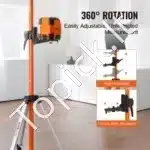 Universalus aliuminis trikojis lazeriniams ir nivelyro prietaisams 104–340 cm - Image 6