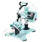 Universalus žalias termopresas 38×38 cm – 5‑in‑1 spaudos įrenginys tekstilei - Image 7