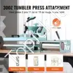 Universalus žalias termopresas 38×38 cm – 5‑in‑1 spaudos įrenginys tekstilei - Image 2