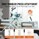 Žalias universalus terminis presas 30×38 cm – 5‑in‑1 termopresas su 30 oz tumbler funkcionalumu - Image 2