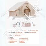 3 × 3 × 2,3 m pripučiamas glamping stovyklos palapinės namelis 4–6 asm. su pompa - Image 8