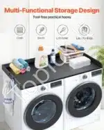 Skalbimo mašinos ir džiovyklės darbo stalas su ąžuolo imitacijos paviršiumi - Image 2