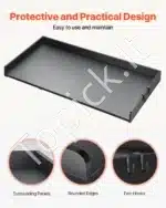 Skalbimo mašinos ir džiovyklės darbo stalas su ąžuolo imitacijos paviršiumi - Image 6