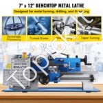 Skaitmeninė stalo metalo tekinimo staklė 0618‑3B – 550 W, 300 mm tarp ašių, tikslumas 0,01 mm - Image 8