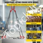 4 grandžių kėlimo grandinė su kabliais, 8 mm, 1,5 m - Image 8