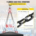 4 grandžių kėlimo grandinė su kabliais, 8 mm, 1,5 m - Image 7