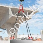 4 grandžių kėlimo grandinė su kabliais, 8 mm, 1,5 m - Image 2