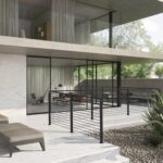 Juodas L-formos SUS304 nerūdijančio plieno turėklų kampo stulpelis 106,68 × 2,54 × 5,08 cm – 12 porų L formos skylių - Image 2