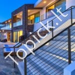 Juodas nerūdijančio plieno turėklų stulpelis 91,44 × 2,54 × 5,08 cm - Image 2