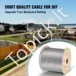 Nerūdijančio plieno trosas T316 1×19, 3,18 mm – 150 m ritė - Image 8