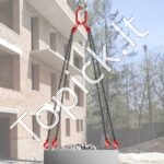 4 grandžių kėlimo grandinė su kabliais, 8 mm, 3 m - Image 2