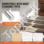 Metaliniai laiptų turėklai, 120 cm ilgis, iki 3 pakopų, juodi - Image 4