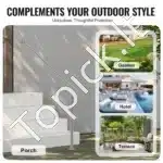 Metaliniai laiptų turėklai, 120 cm ilgis, iki 3 pakopų, juodi - Image 5