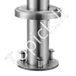 Metaliniai laiptų turėklai, 80 cm ilgis, iki 3 pakopų, juodi - Image 8