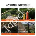 3,18 mm nerūdijančio plieno trosas 30,5 m (7x7) - Image 5