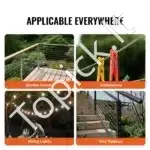 3,18 mm nerūdijančio plieno lynas 182,3 m (7×7 stygos, 7,1 kN) - Image 5